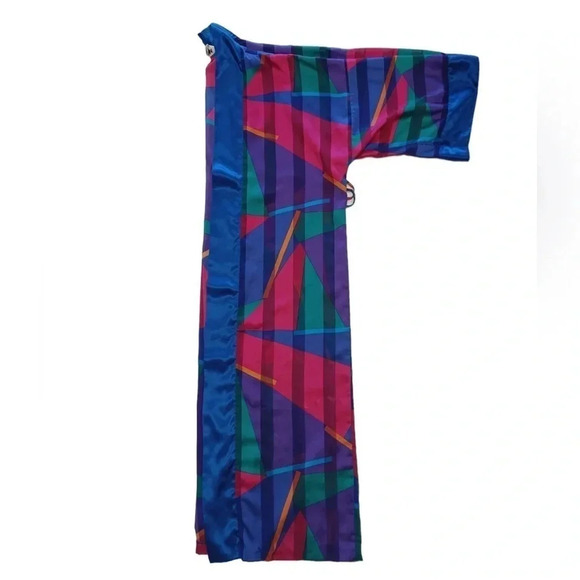 Vintage  Diamond Tea Room Cafton/Kimono Geometric One Size - Picture 4 of 10
